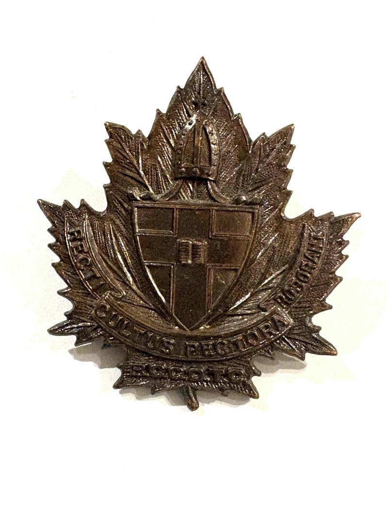 Canadian OTC Cap Badge. Bishop's University