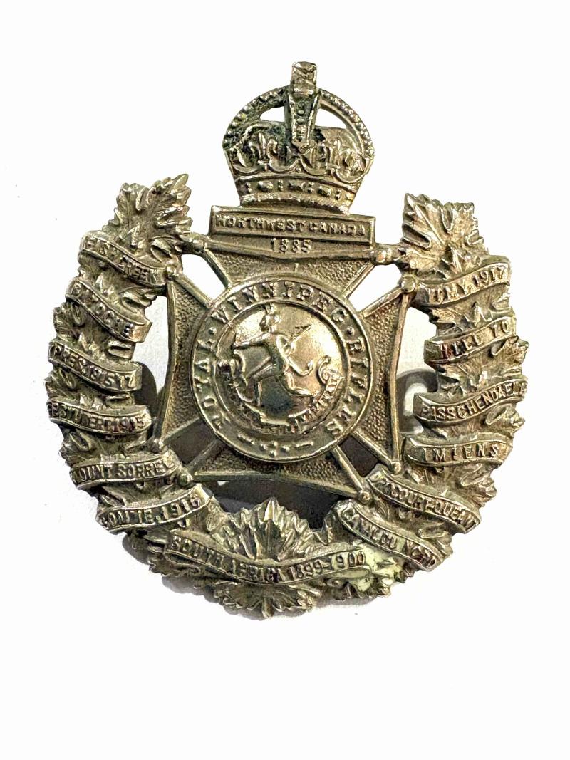 Candian Cap Badge. Royal Winnipeg Rifles K.C.