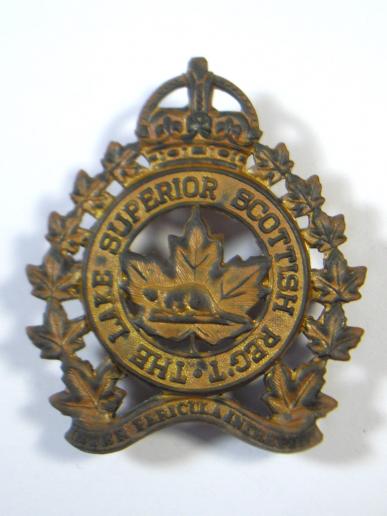 Lake Superior Scottish Cap Badge.