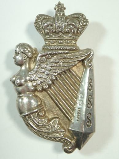 5th (Royal Irish) Lancers Hallmarked Birmingham (1896) Silver NCO's Arm Badge.
