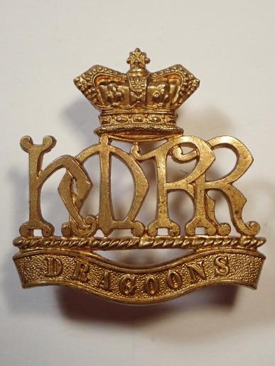 Her Majestys Reserve Regiments (Dragoons) Victorian Cap Badge.