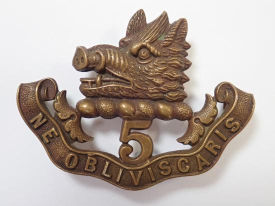5th Battalion Royal Scots of Canada Victorian Glengarry Badge