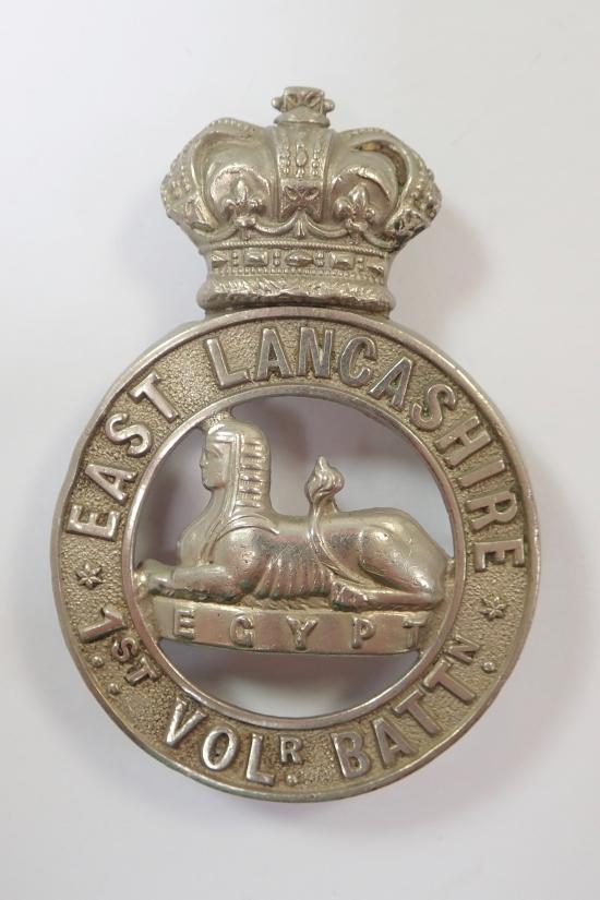 1st Volunteer Battalion East Lancashire Victorian Glengarry Badge.