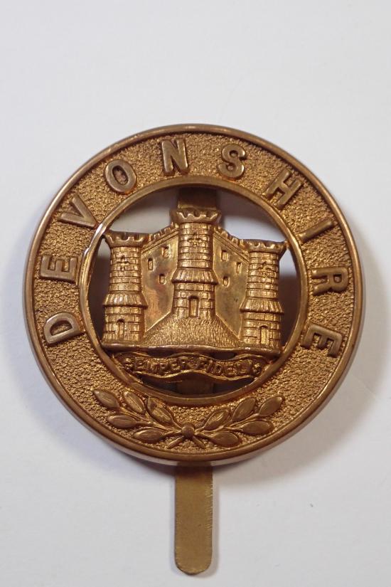 Devonshire Regiment (Pre 1914) Pagri Badge (Long Slider).