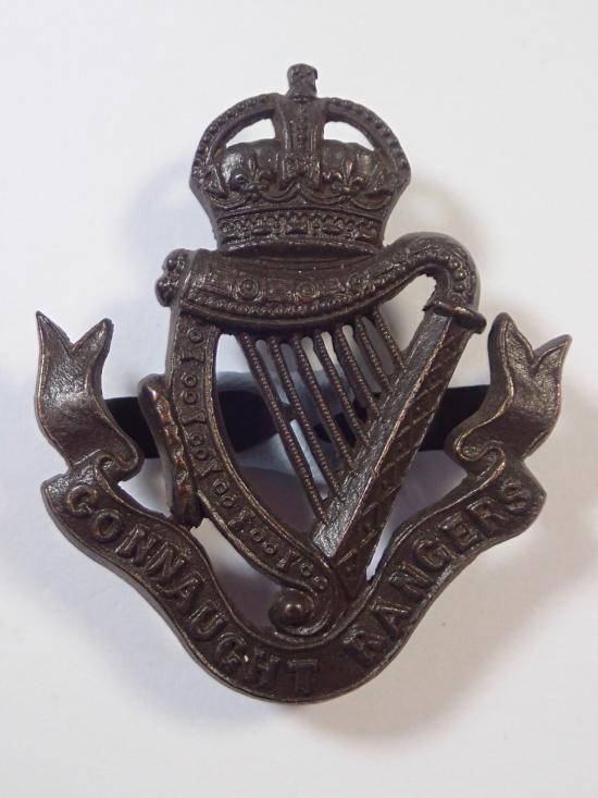 Connaught Rangers Officers (Pre 1923) Service Dress Cap Badge (J&Co..