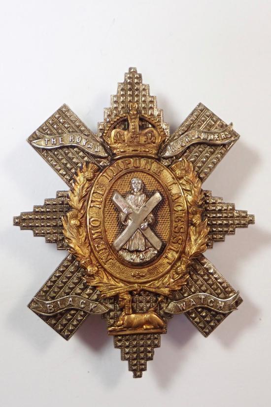 Black Watch (Royal Highlanders) Officers (circa 1901-36) Glengarry Badge.