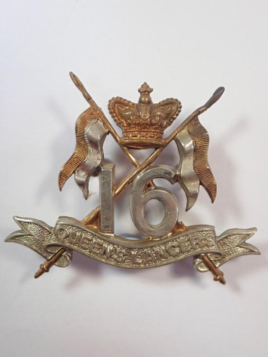16th Lancers Victorian Cap Badge.