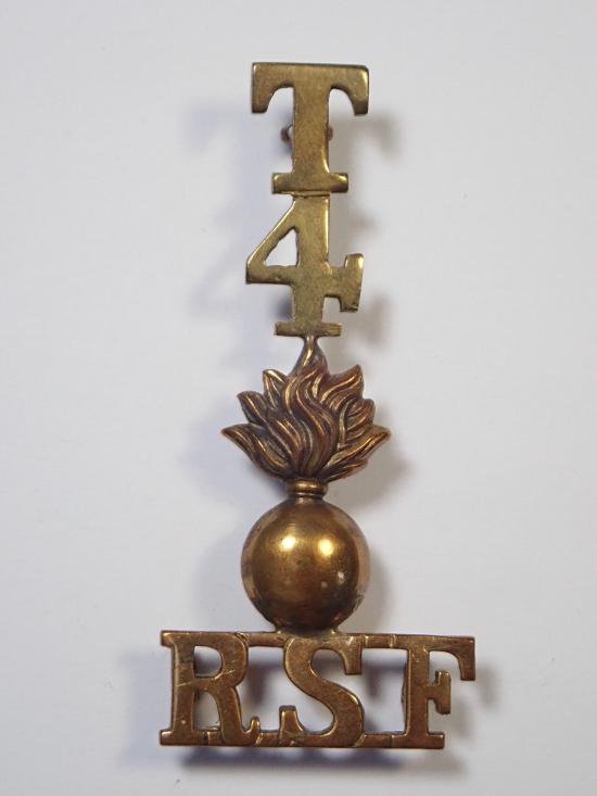 4th Battalion Territorials Royal Scots Fusiliers Shoulder Title.