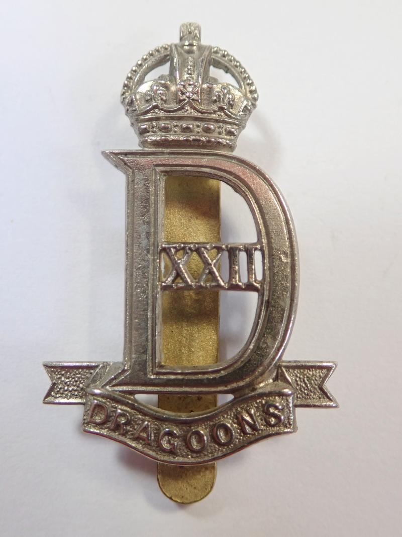 22nd Dragoons WW2 Cap Badge (Firmin).