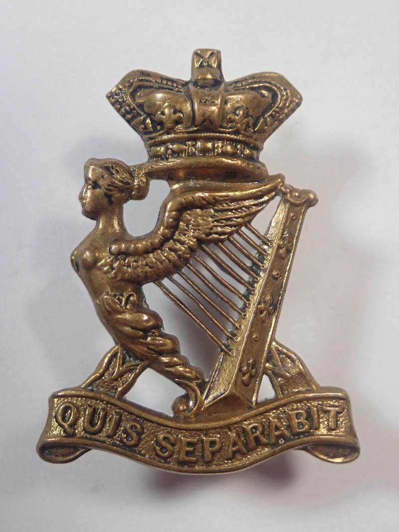 Royal Irish Rifles Victorian Cap Badge.