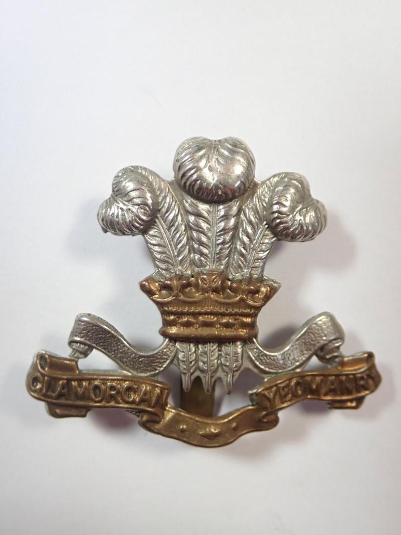 Glamorgan Yeomanry WW1 Cap Badge.