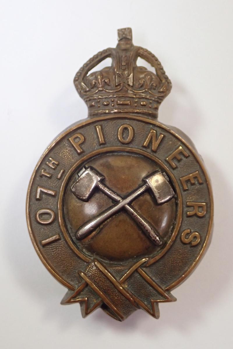 India: 107th Pioneers Pouch Badge.