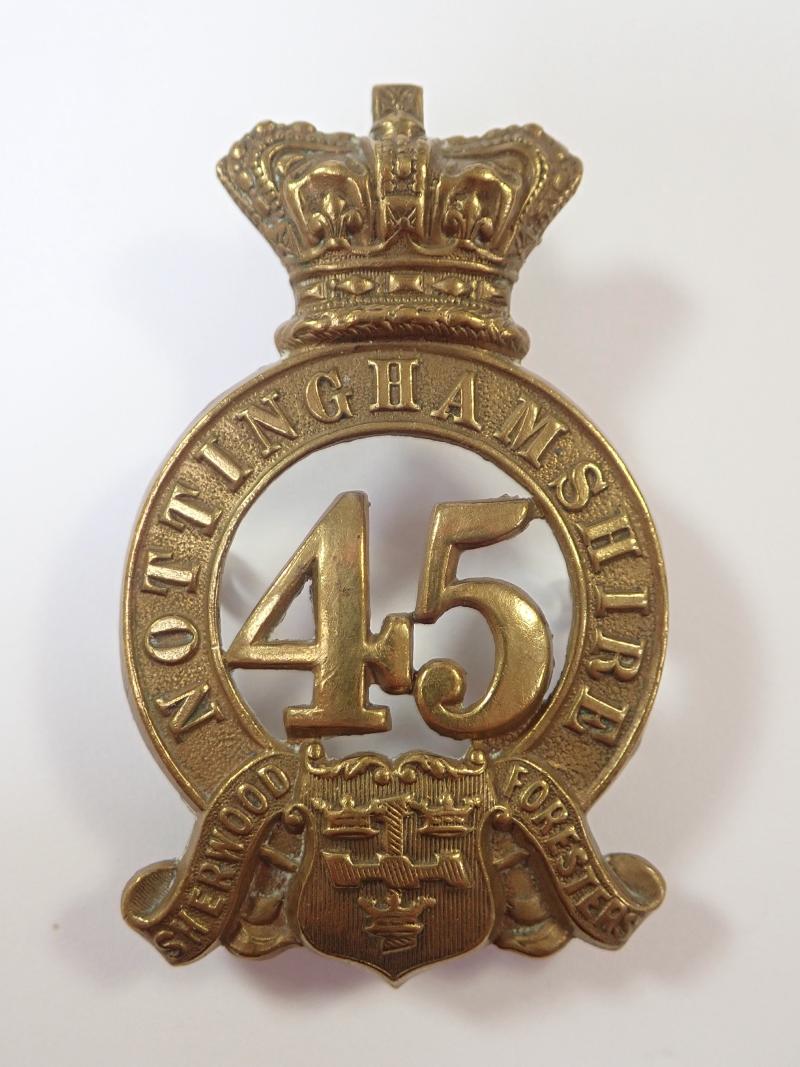 45th Nottinghamshire Regiment of Foot Glengarry Cap Badge of the3