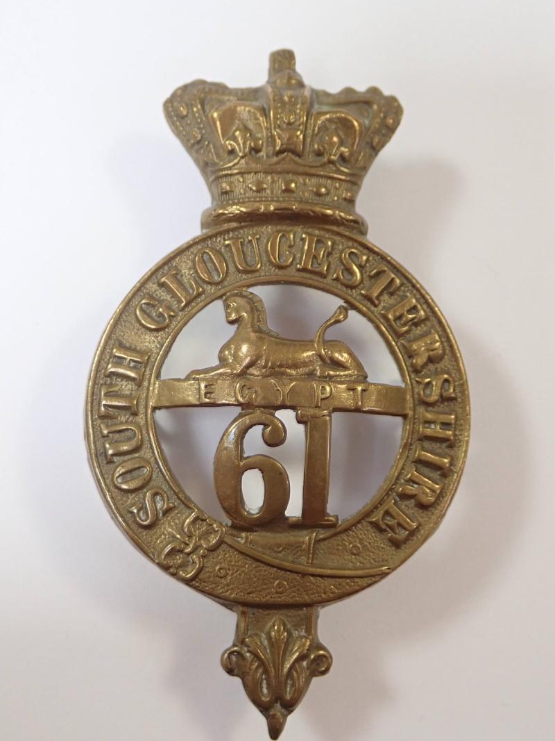 61st (South Gloucestershire) Regiment of Foot Victorian Glengarry Badge