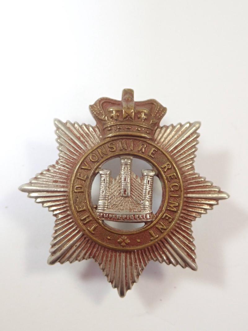 The Devonshire Regiment Victorian Cap Badge