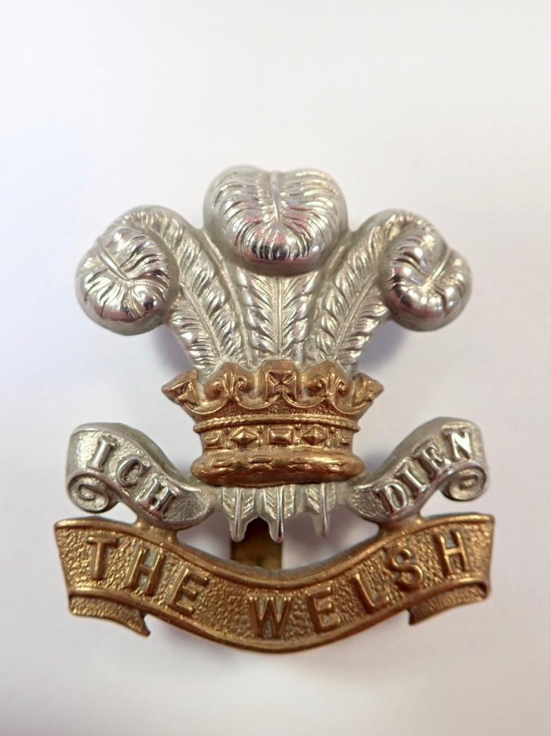 The Welsh Regiment Edwardian Cap Badge