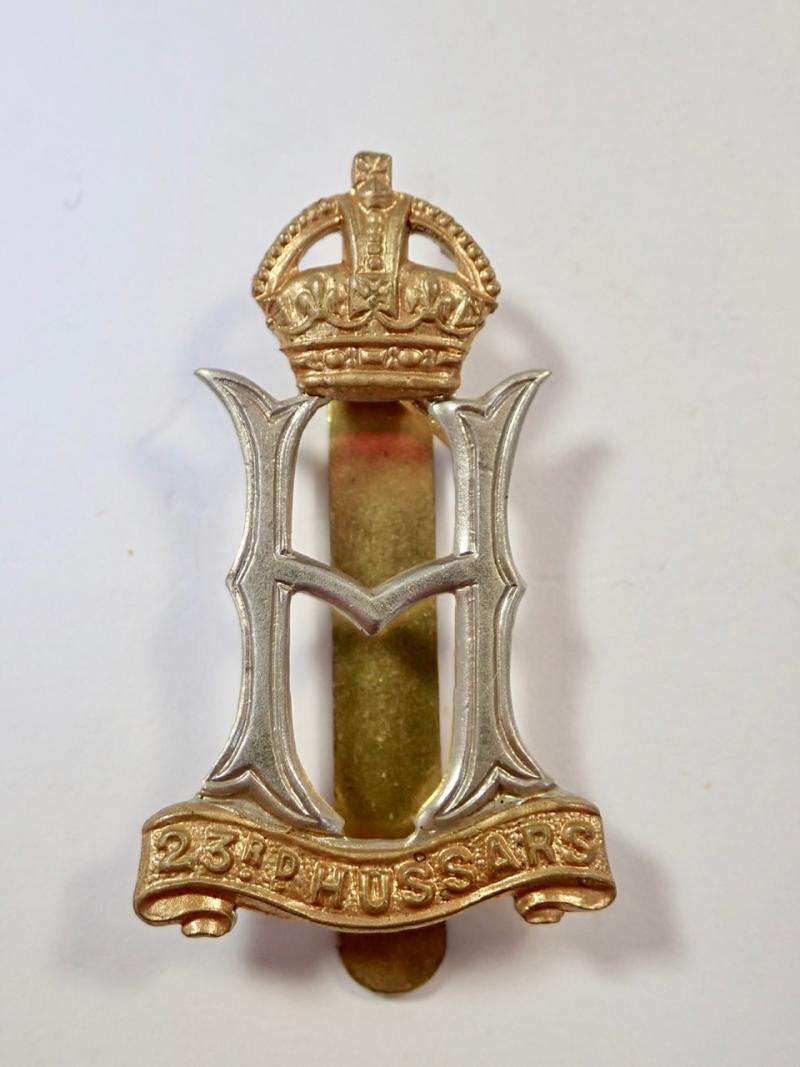 23rd Hussars WW2 Cap Badge