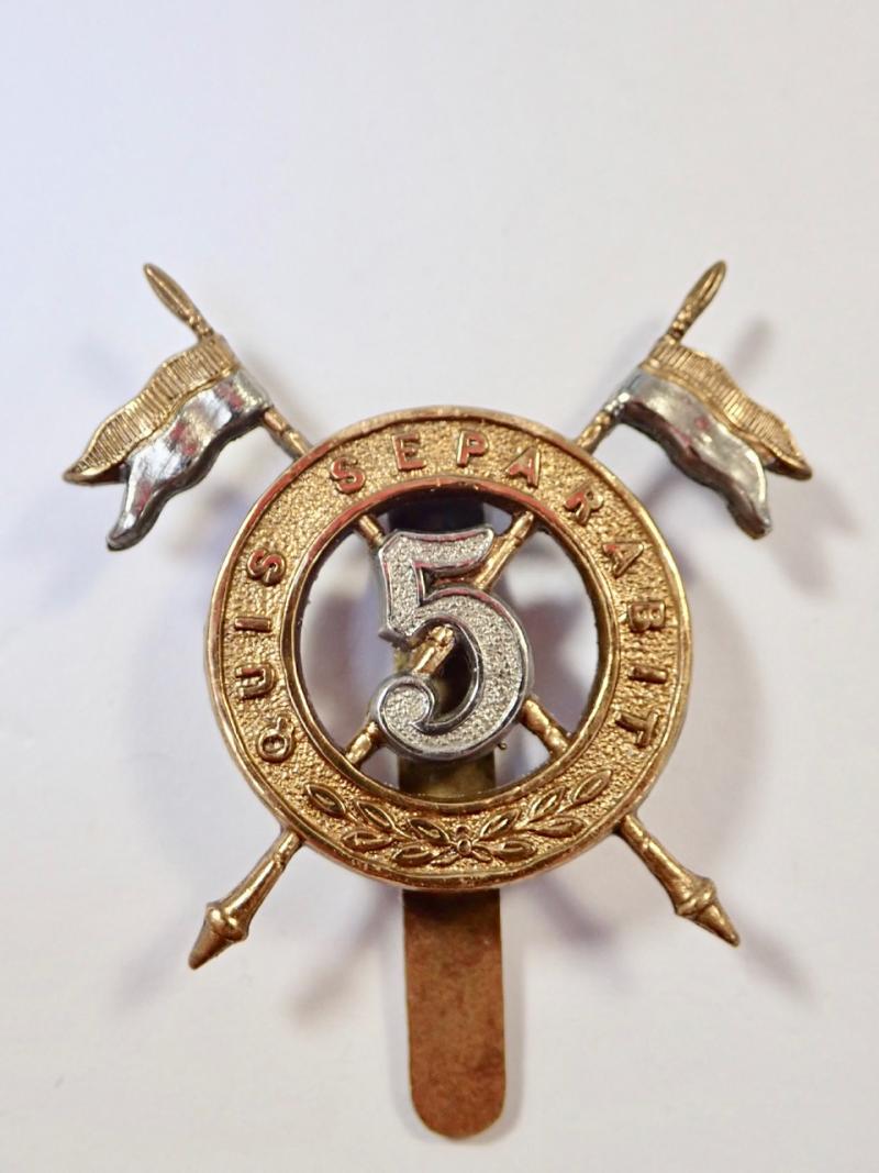 5th (Royal Irish) Lancers Cap Badge