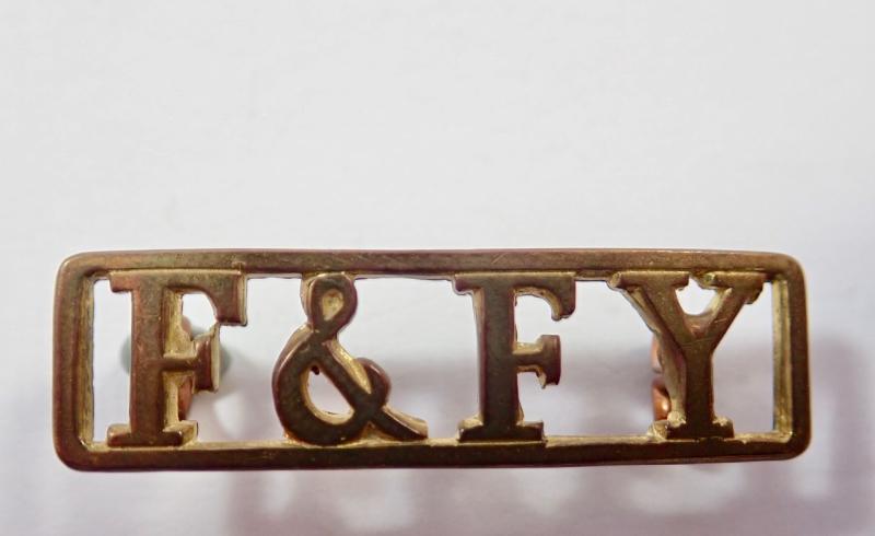 Fife&Forfar Yeomanry Shoulder Title