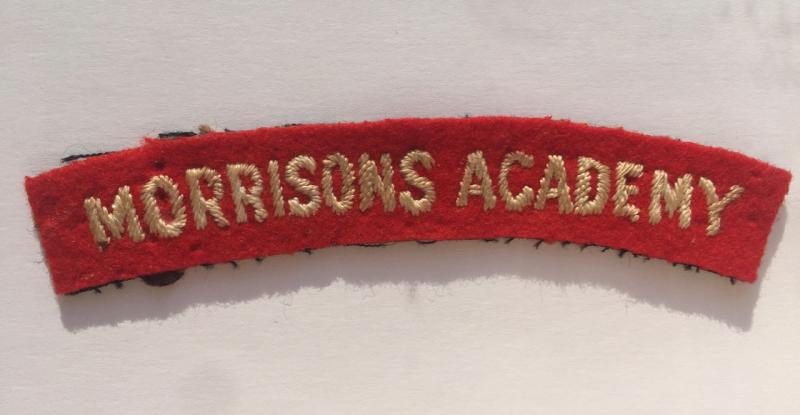 Morrisons Academy CCF CLOTH SHOULDER TITLE