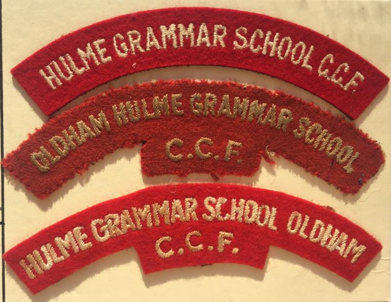 Hulme/Oldham Hulme 3 CCF CLOTH SHOULDER TITLES