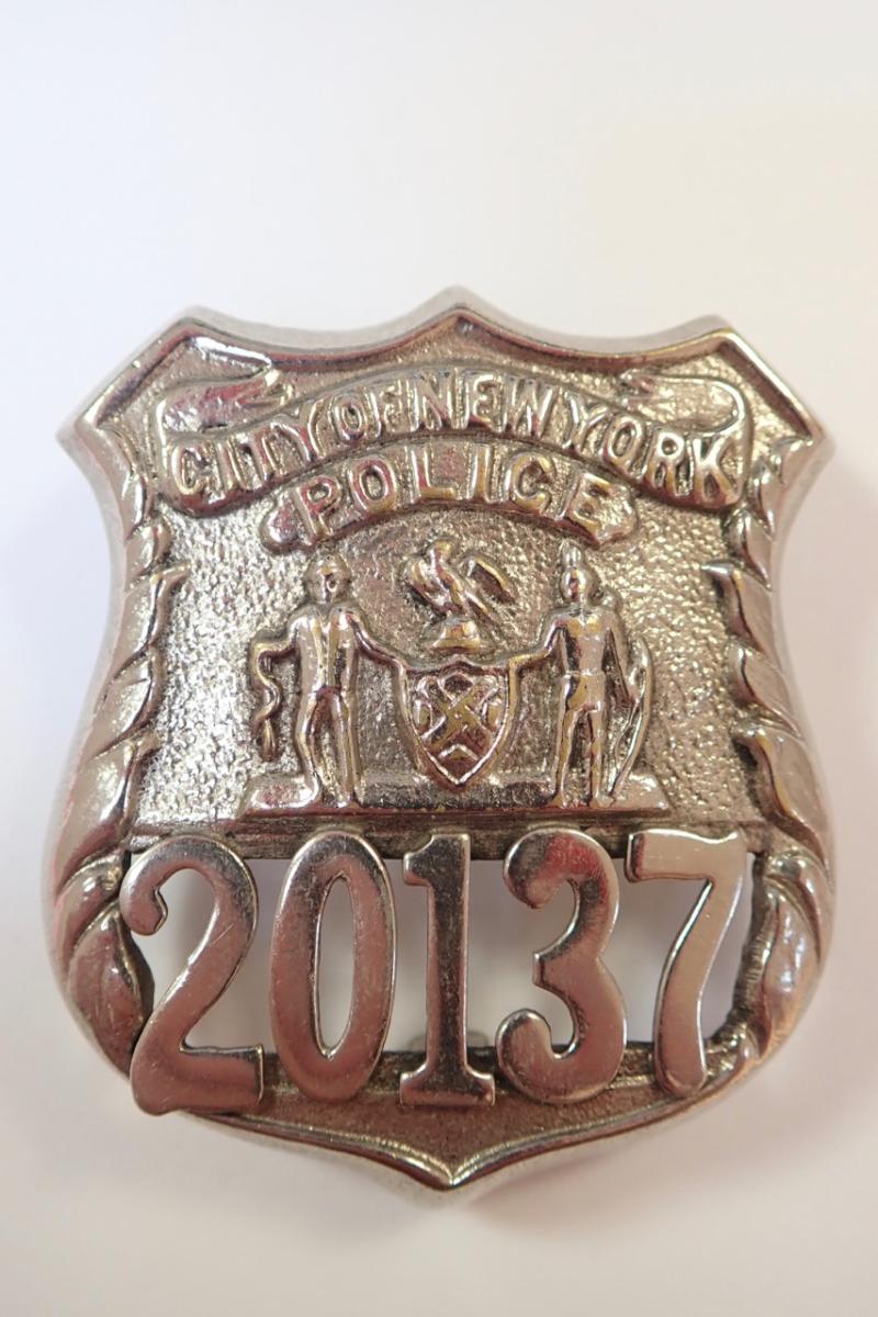 Obsolete American Police Badge. City of New York