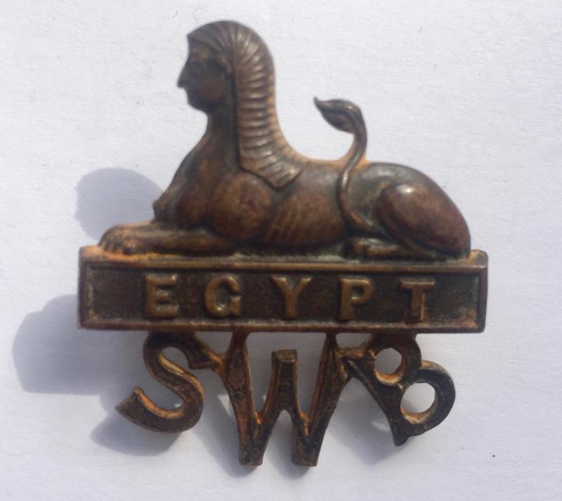 Officer's South Wales Borderers Collar Badge