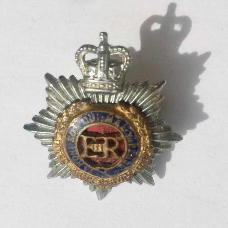 Army Service Corps Officer's Q/C Collar Badge