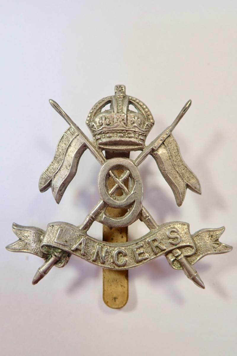 9th Lancers K.C. Cap Badge