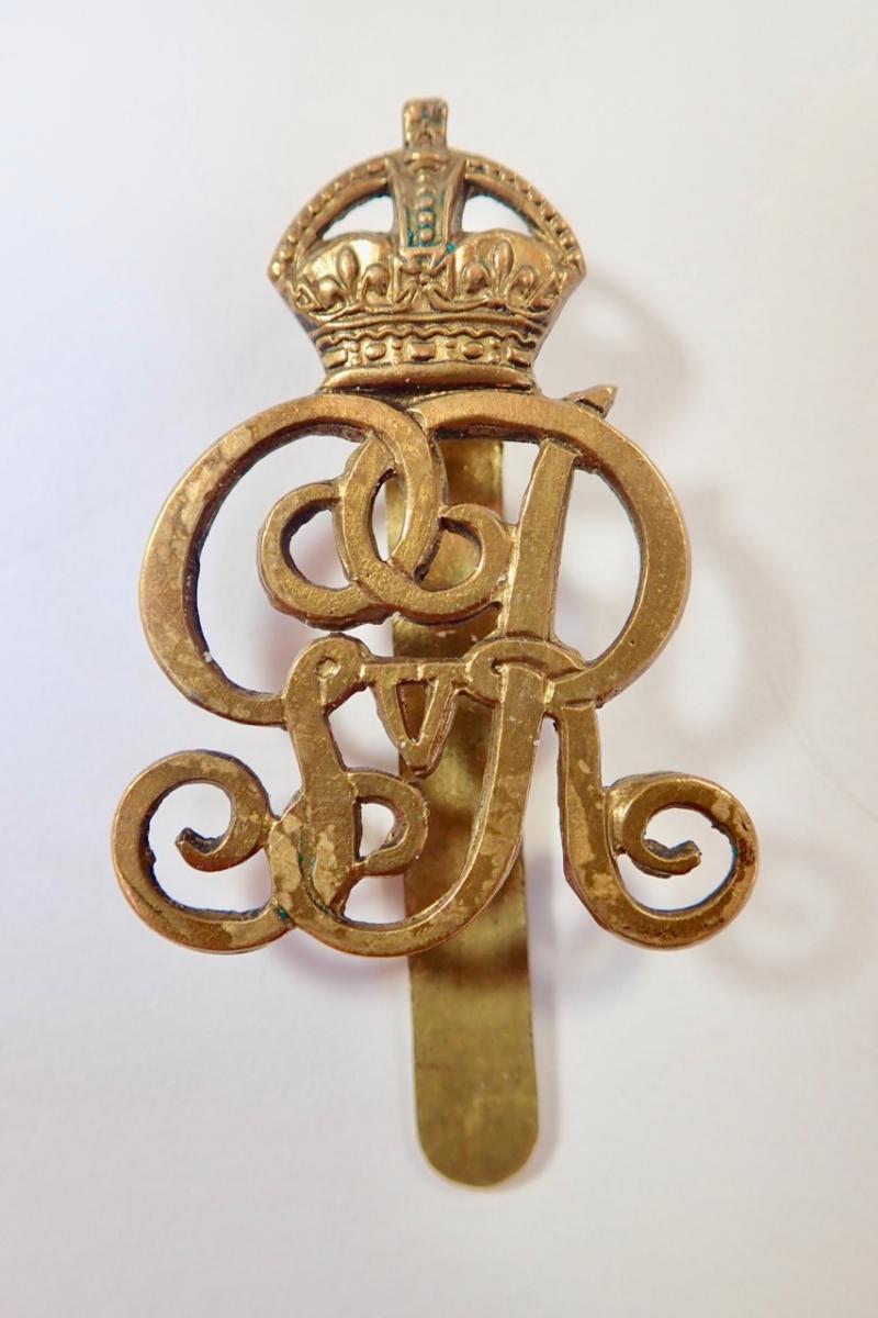 Norfolk Yeomanry GVR Smaller Sized  Cap Badge