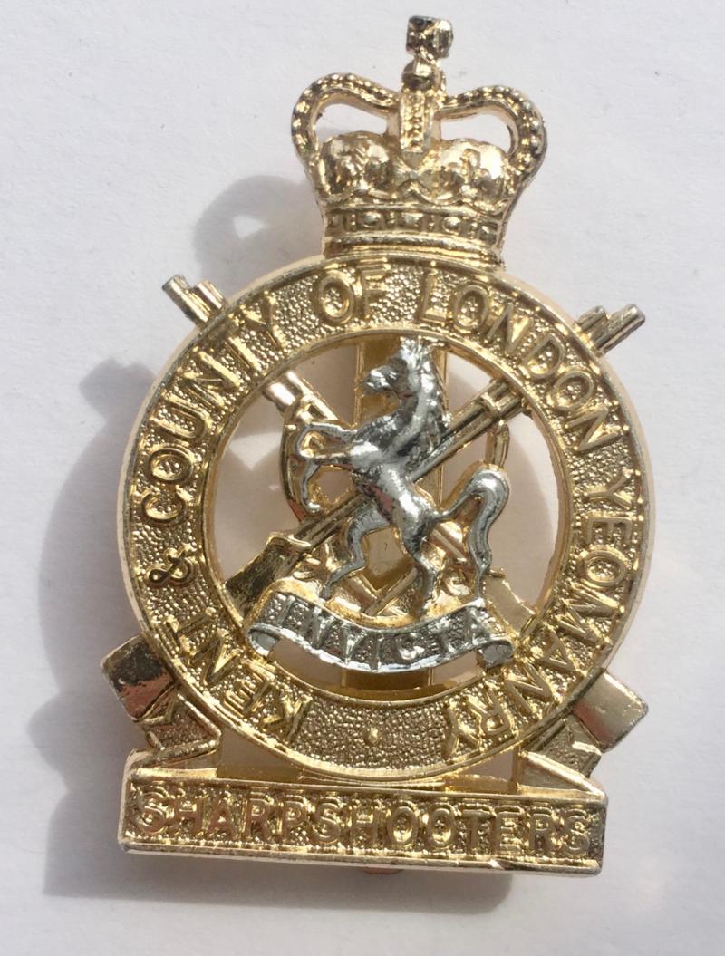 Kent County of London Yeomanry Sharpshooters Cap Badge