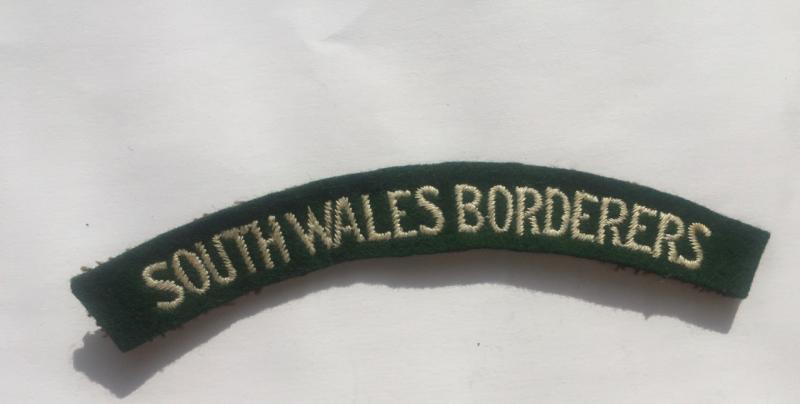 South Wales Borderers Cloth Shoulder Title