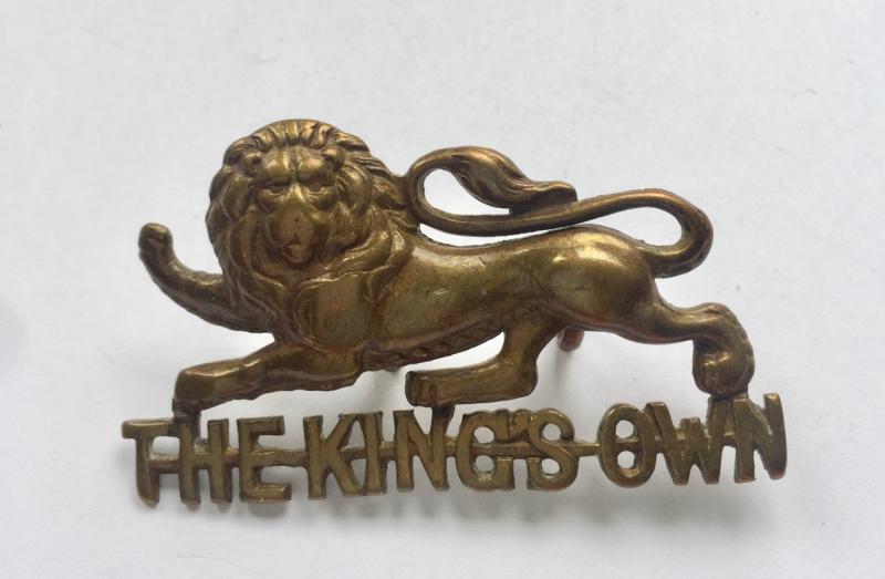 O.R.'s The King's Own Cap Badge. Post 1902.