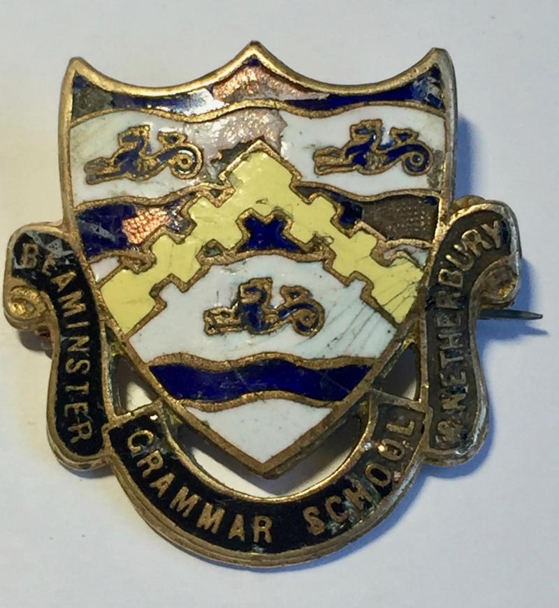 Beaminster & Netherbury Grammar School Clasped Badge