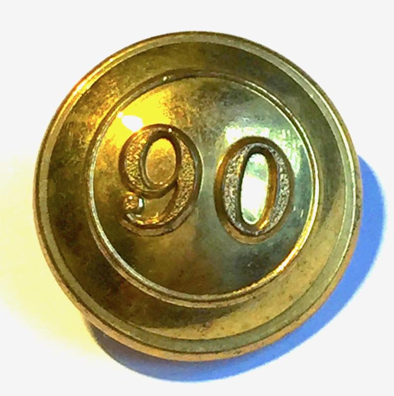 Gilt Officer's 90th (Perthshire) Regiment of Foot Gilt Button