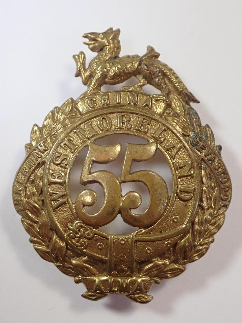 55th (Westmorland) Regiment of Foot Victorian Glengarry Badge.