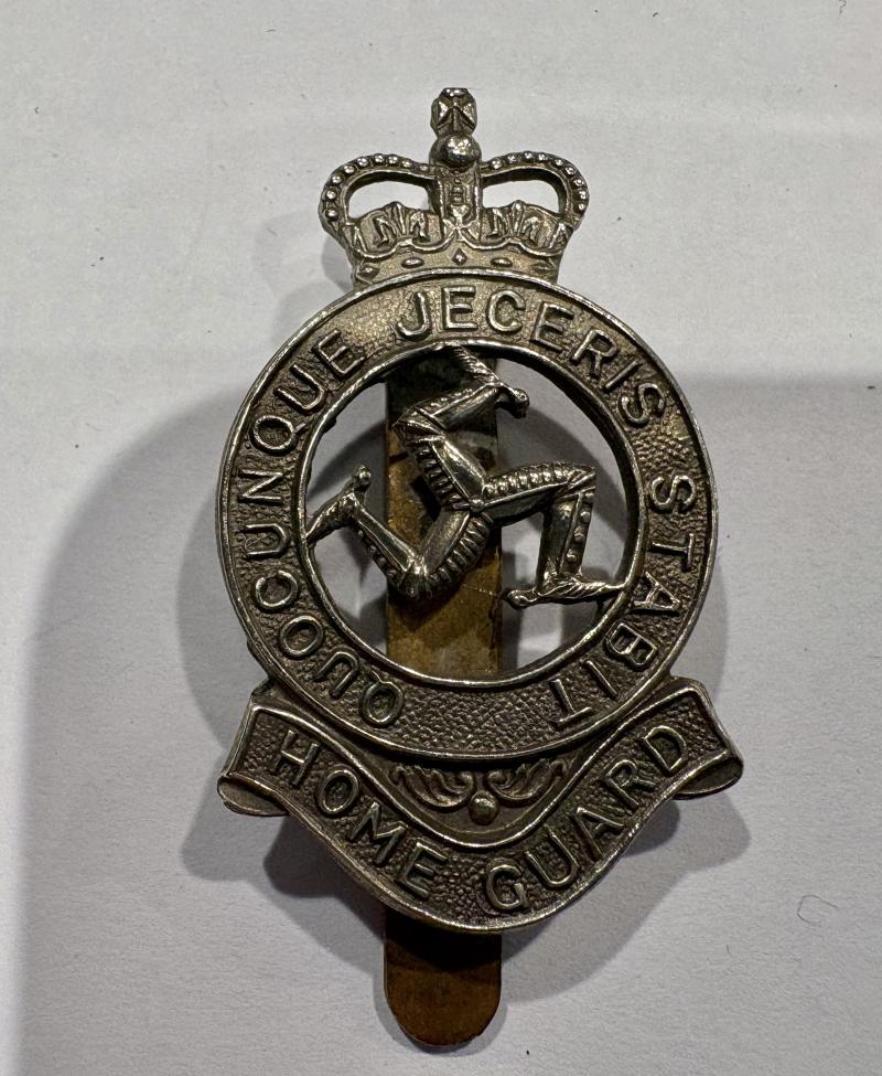 Isle of Man Home Guard Cap Badge 1951- 1957