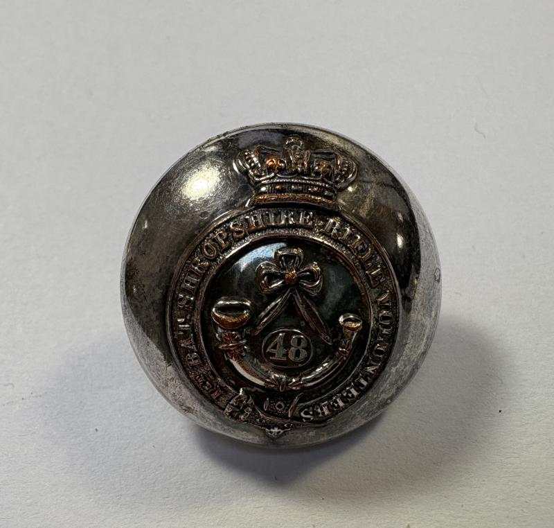 1 Silver-plated 1st Batt'n Shropshire Rifles Volunteers - 48th