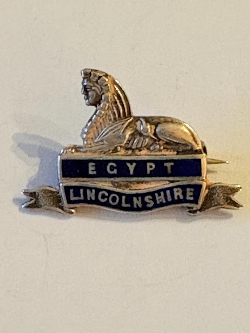 Lincolnshire silver & enamel Sweetheart Brooch