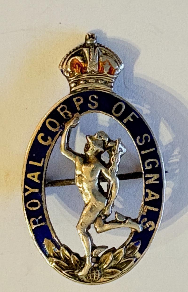 C. WW1 Royal Corps of Signals Sweetheart Brooch