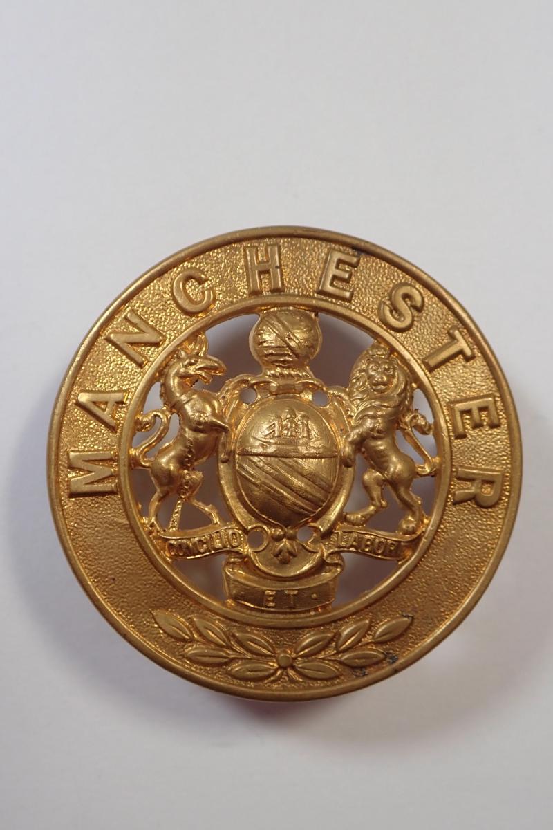 Manchester Regiment Pre 1913 Helmet Plate Centre.