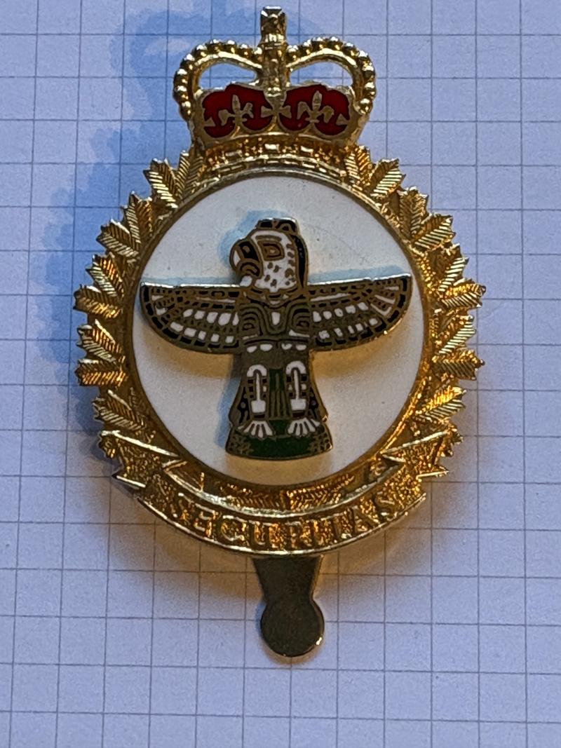 Canadian Cap Badge. Canadian Military Forces.