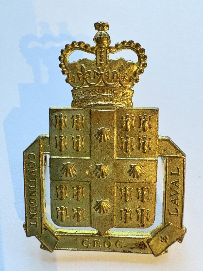 Canadian Cap Badge. Laval Contingent
