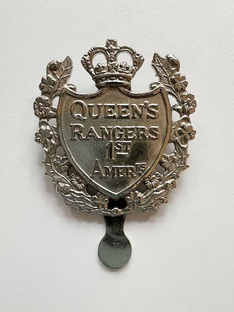 Canadian Cap Badge. Queen's Rangers 1st American