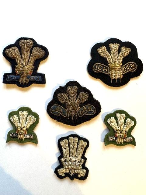 A selection of Welsh Bullion badges