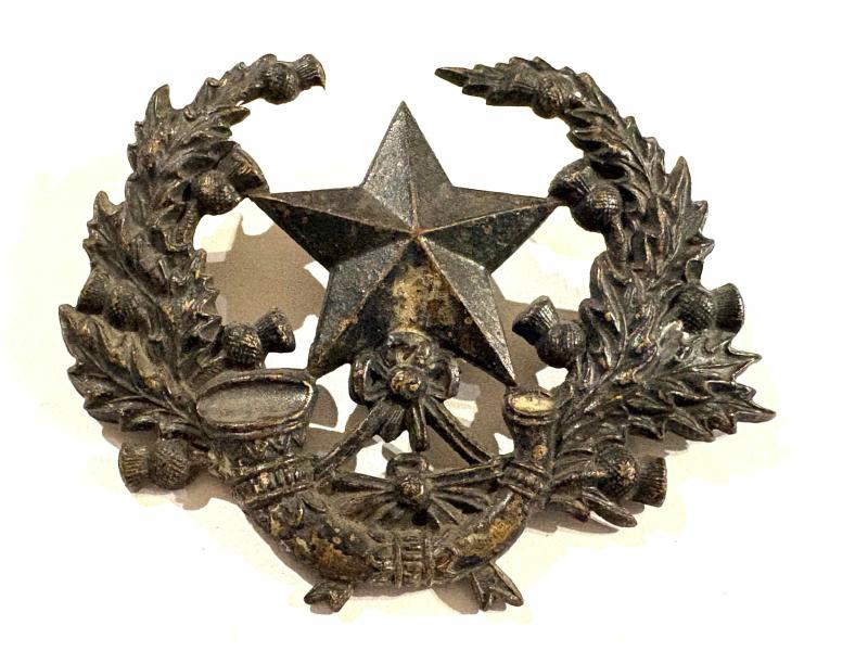 Cameronians Scottish Blackened Badge