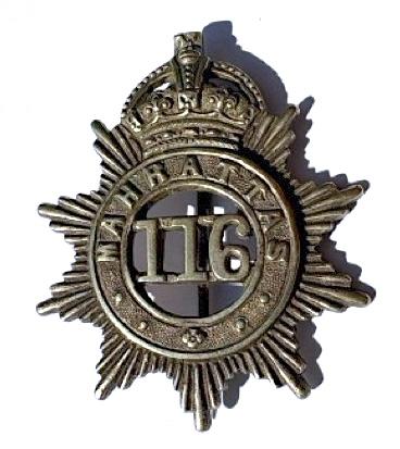 116 MAHRATTAS OFFICER'S PAGRI BADGE