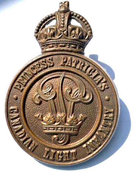 World War 2 Bronze Princess Patricia's Canadian Light Infantry Badge
