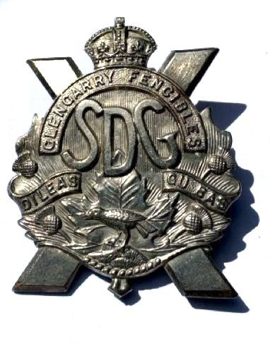 Stormont, Dundas and Glengarry (SDG) Highlanders Badge/Kilt pin
