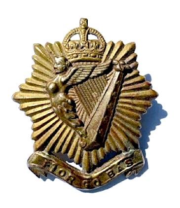 Irish Regiment of Canada Bi-Metal badge by BIRKS